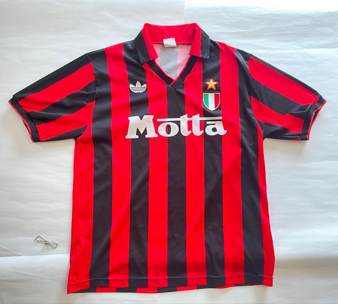 ACミラン　シャツ　Adidas Motta サッカー　赤黒