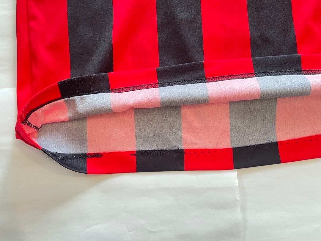 ACミラン　シャツ　Adidas Motta サッカー　赤黒