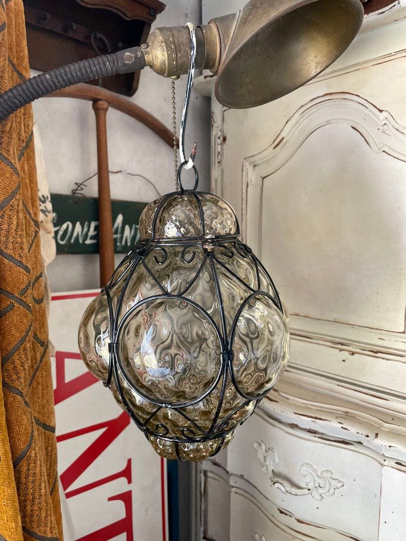 Takashiですムラーノ　ガラス　ペンダントライト　ランプ　シェード　大