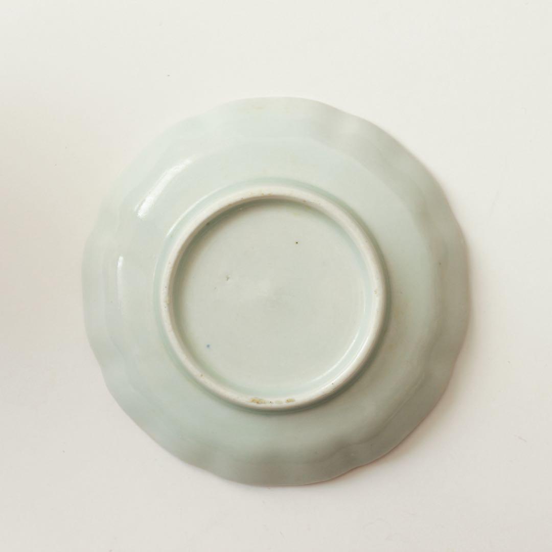 古伊万里　伊万里　小皿　江戸　後期　菊　3客セット