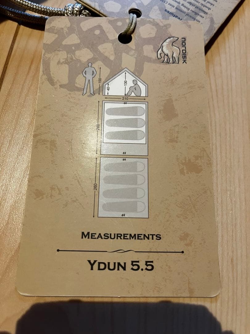 【nordisk】Ydun 5.5 新品未使用