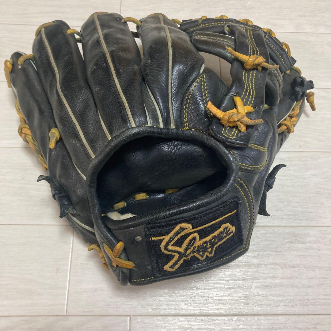 久保田スラッガー　KSN-AR1 野球用グローブ 黒 内野用　グラブ