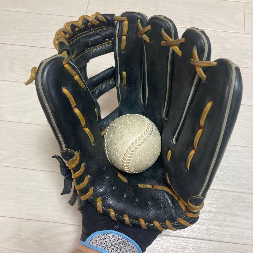 久保田スラッガー　KSN-AR1 野球用グローブ 黒 内野用　グラブ