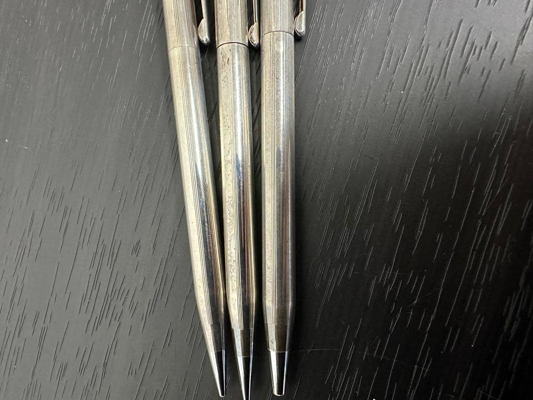 ★希少レトロ3本セット★ CROSS クロス クラシックセンチュリー シルバー