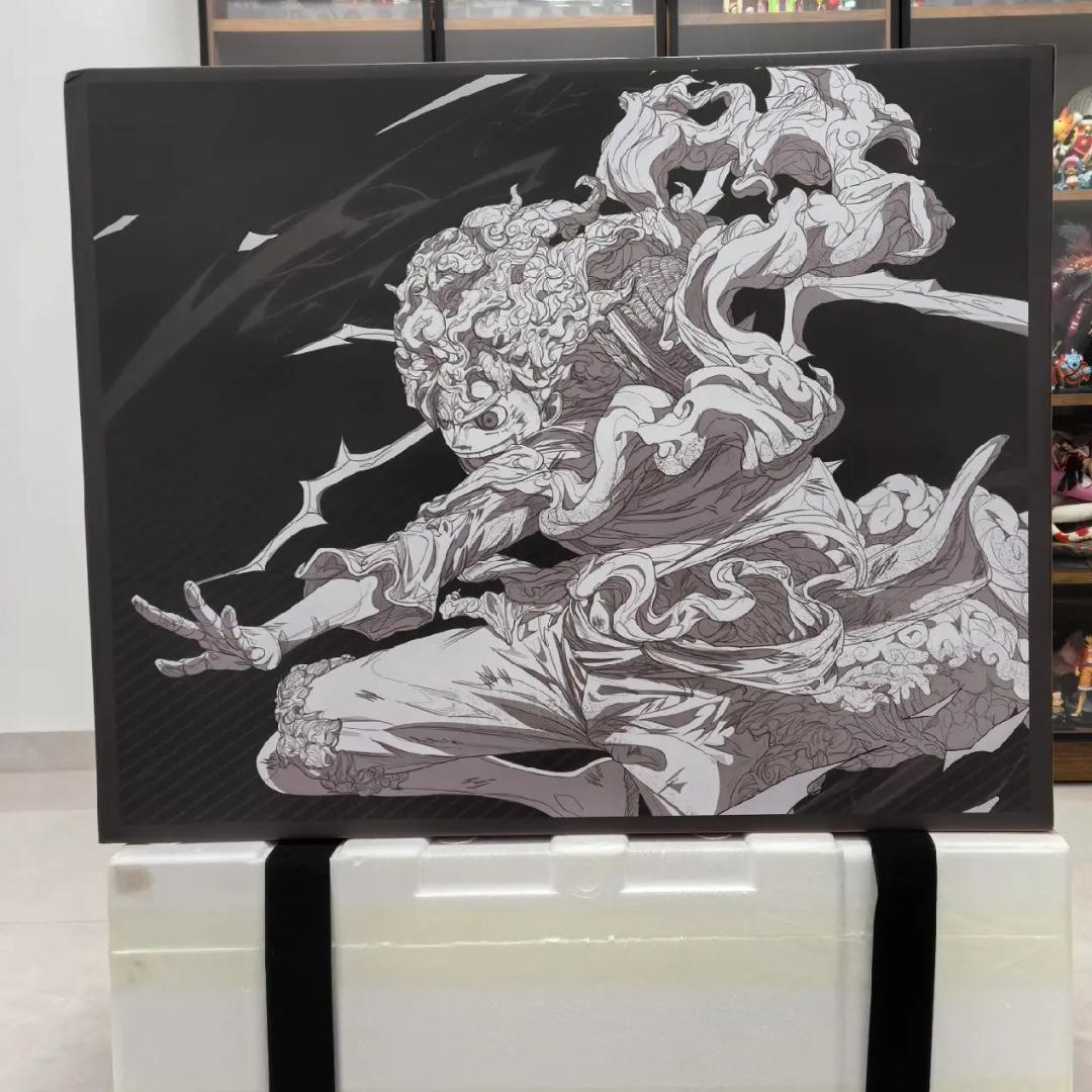 ワンピース ルフィ ギア5 ニカ ガレージキット フィギュア 塗装済み完成品