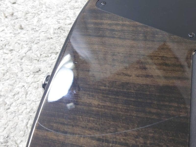 DEAN CUSTOM 350 FloydRose Trans Black 現状