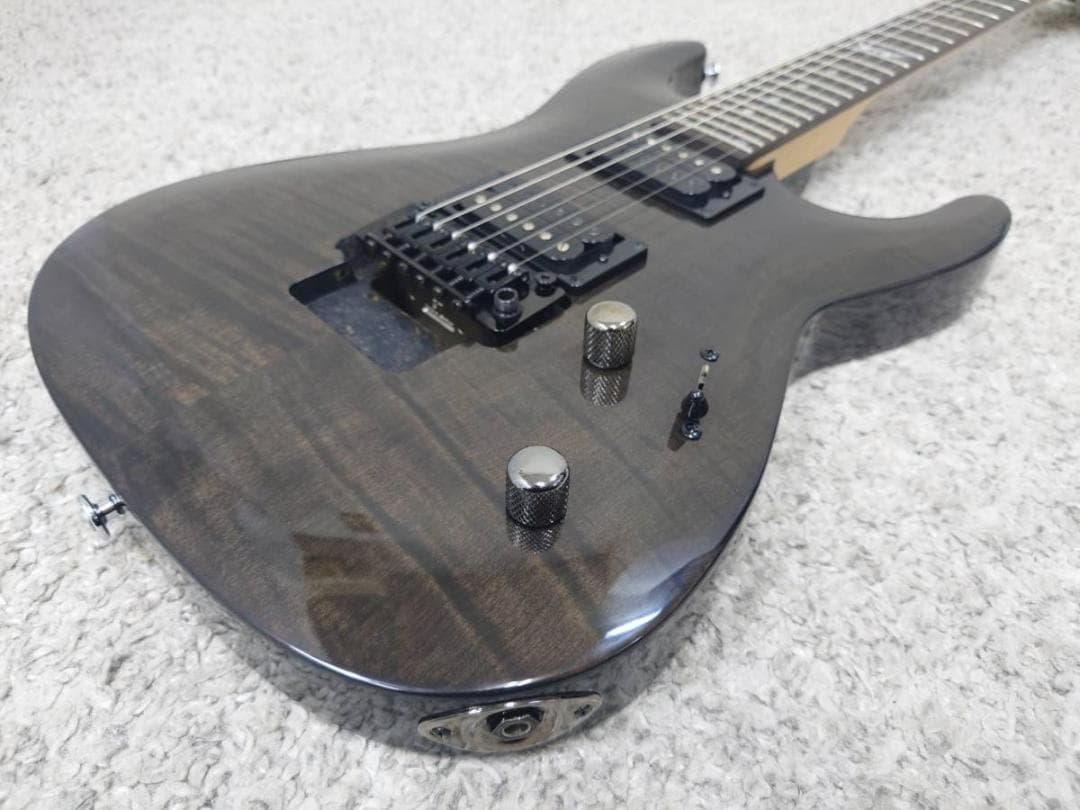 DEAN CUSTOM 350 FloydRose Trans Black 現状