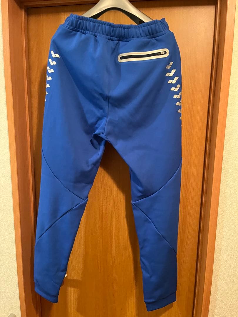 arena ジャージ上下3点セット（ジャケット・ジョガー・ハーフパンツ） 青