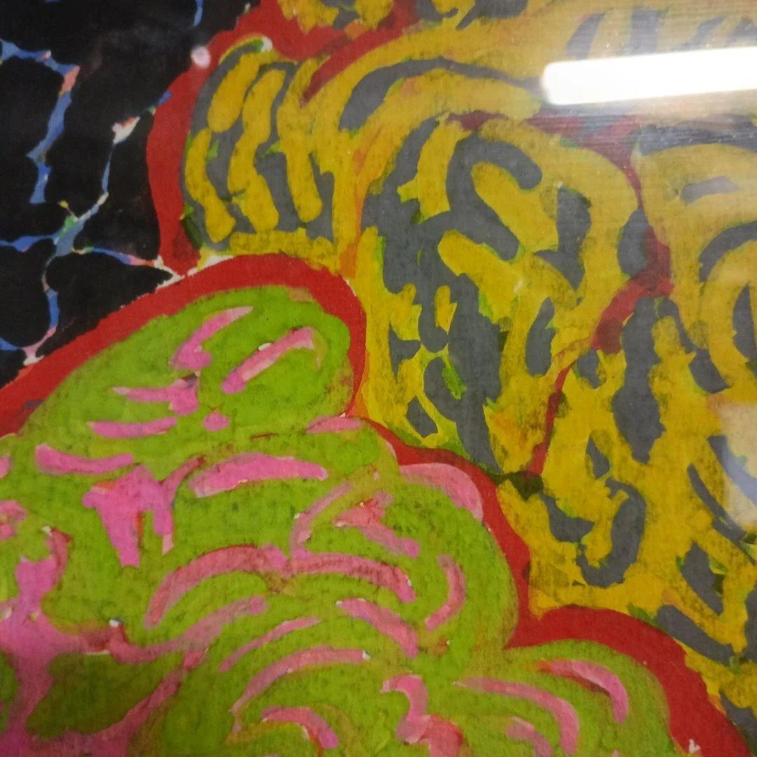 5680）小島顕一　直筆　水彩画？　　タイトル不明