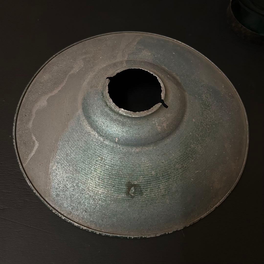 【希少】ホヤに「保険」印字 吊りランプ レトロ