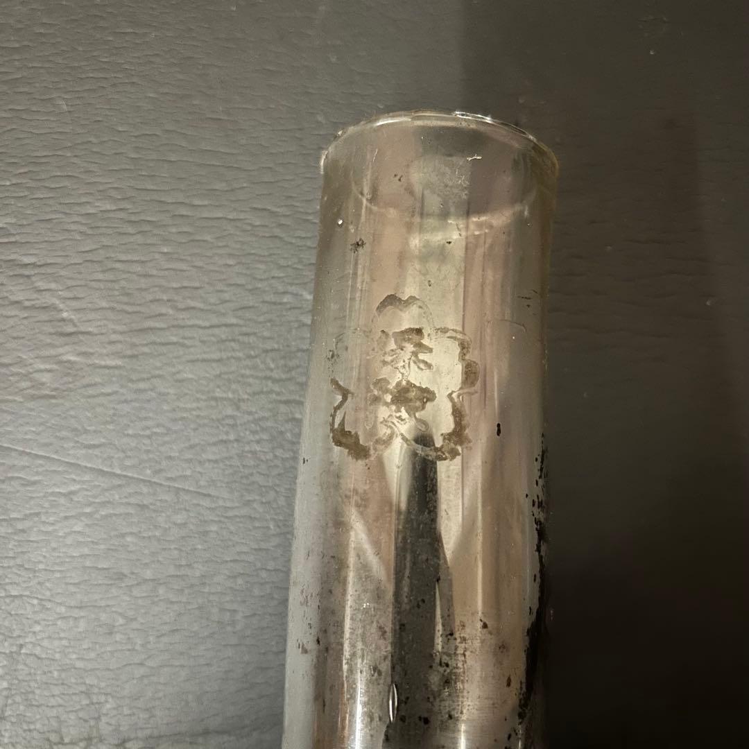 【希少】ホヤに「保険」印字 吊りランプ レトロ