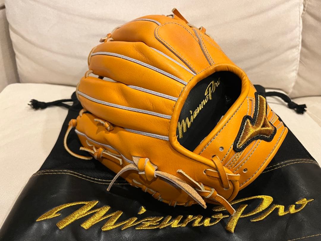 【極美品】MizunoPro ミズノプロ オーダー 軟式内野用グラブ サイズ10