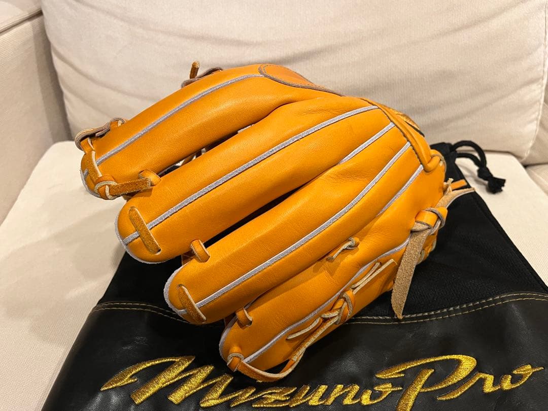 【極美品】MizunoPro ミズノプロ オーダー 軟式内野用グラブ サイズ10