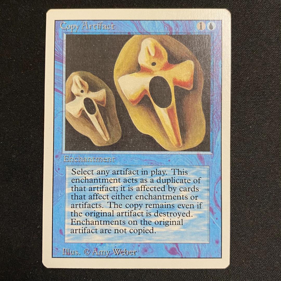 MTG　マジックザギャザリング　英語版　白枠　コピーアーティファクト　2枚セット