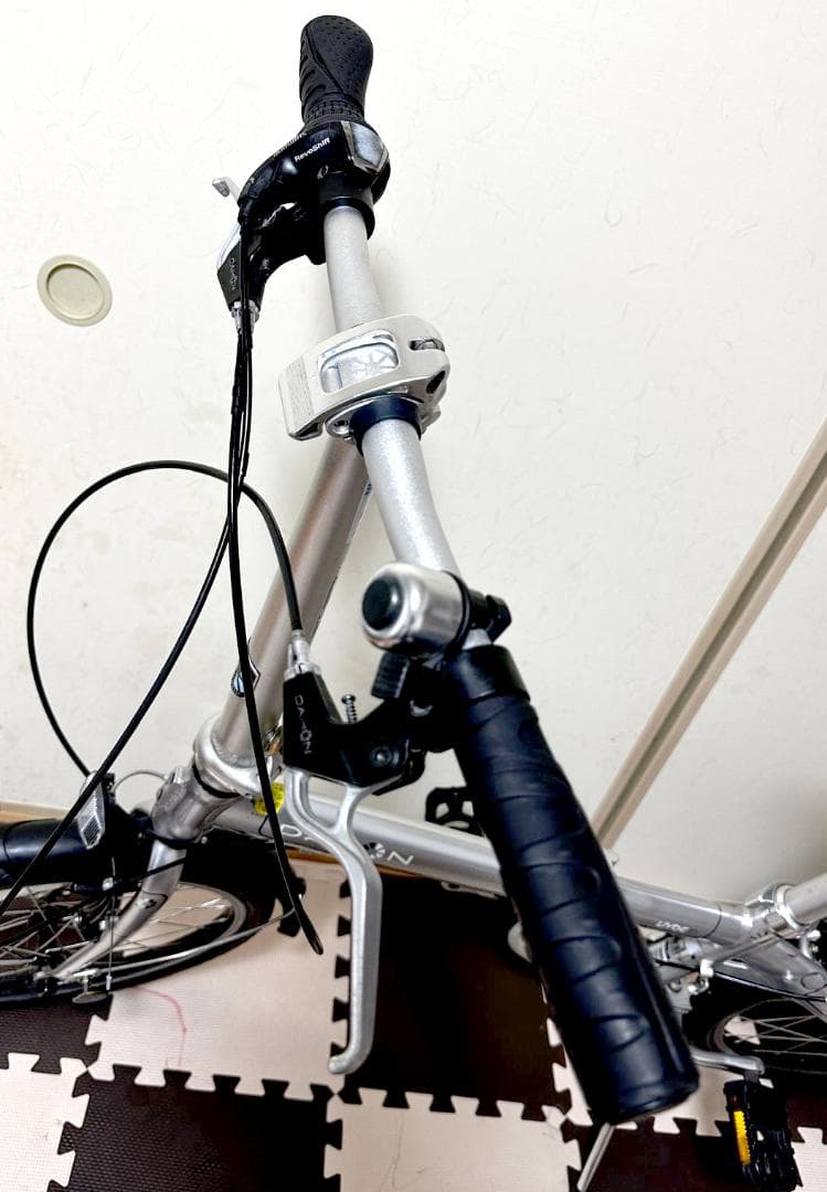 ダホン軽量 (11.6kg) アルミ折りたたみ自転車、自転車用バッグ付き