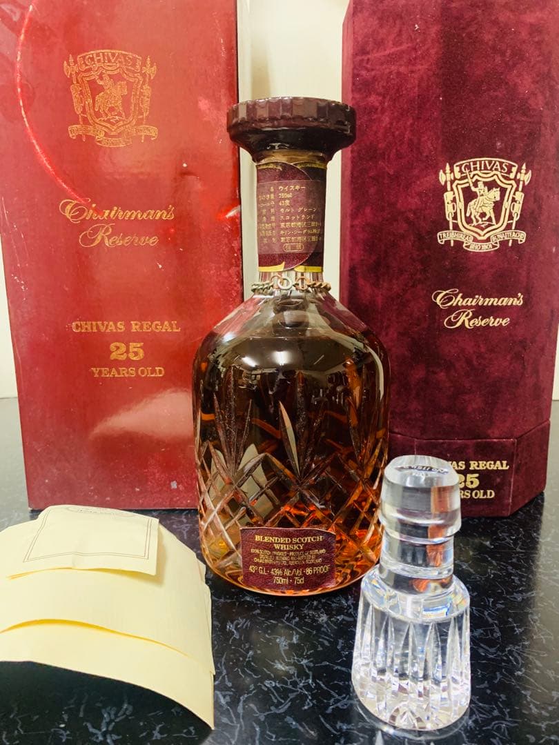 未開栓CHIVAS REGAL CHAIRMAN'S 25年 750ML-43%