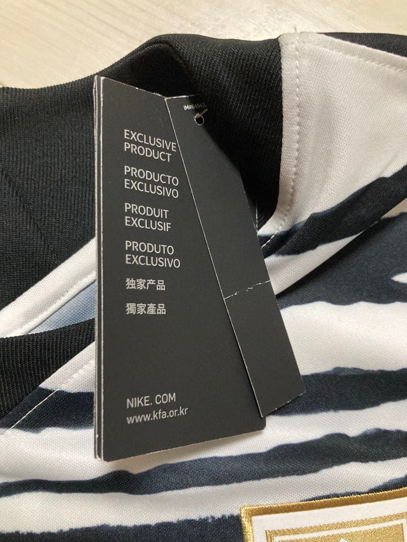 【新品未使用タグ付き】韓国代表2020アウェイユニフォーム16番 黄義助 サイン