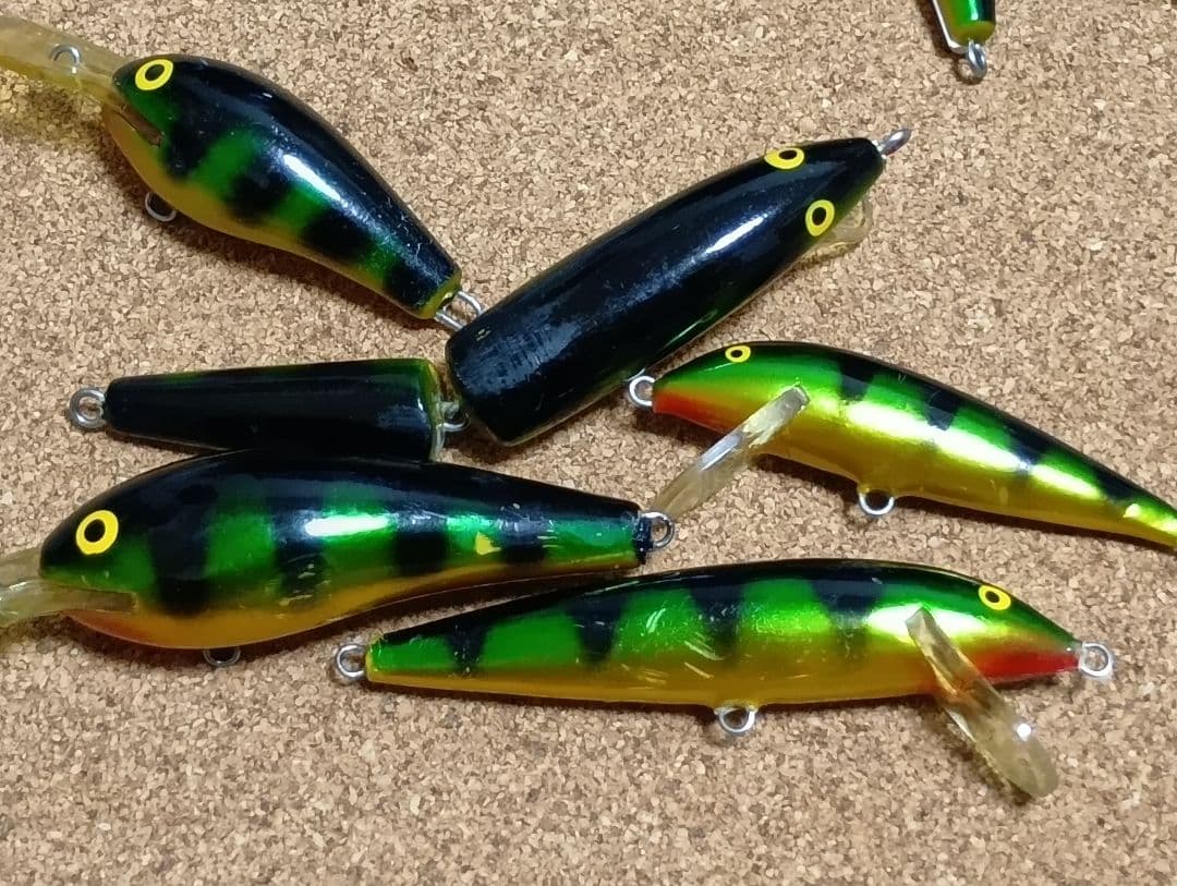 ラパラ RAPALA 旧パーチカラー ファットラップ カウントダウン 8個セット