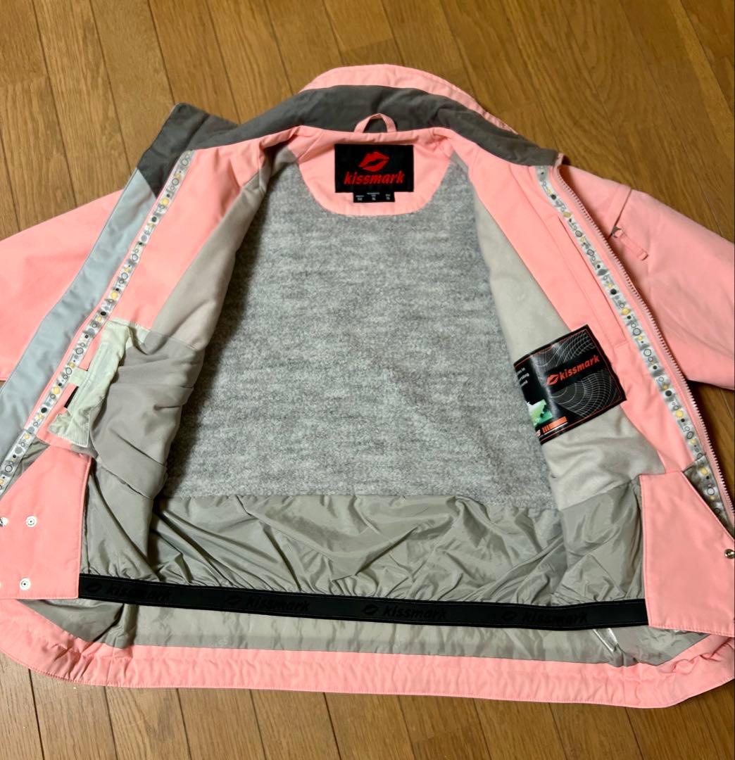 美品 Kiss mark スノーボードウェア 上下セット レディース Mサイズ