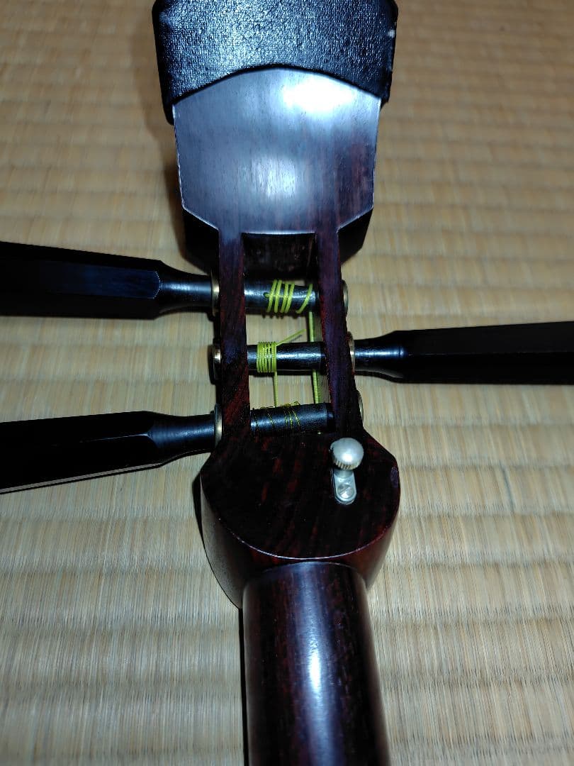 青空　　中棹三味線 撥 小物付き