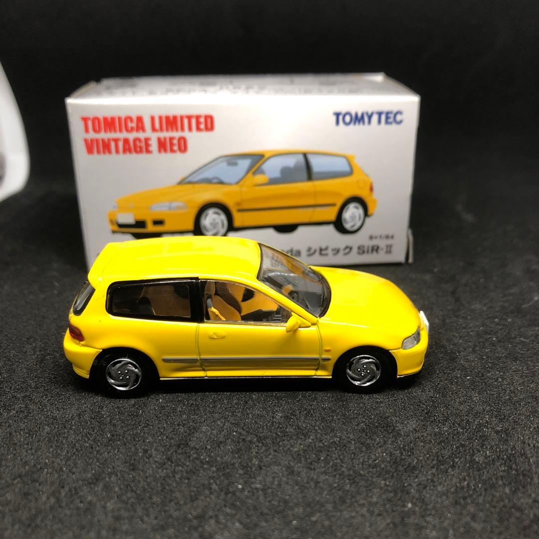 トミカリミテッドヴィンテージ LV-N48 ホンダ シビック SiR-Ⅱ 黄色