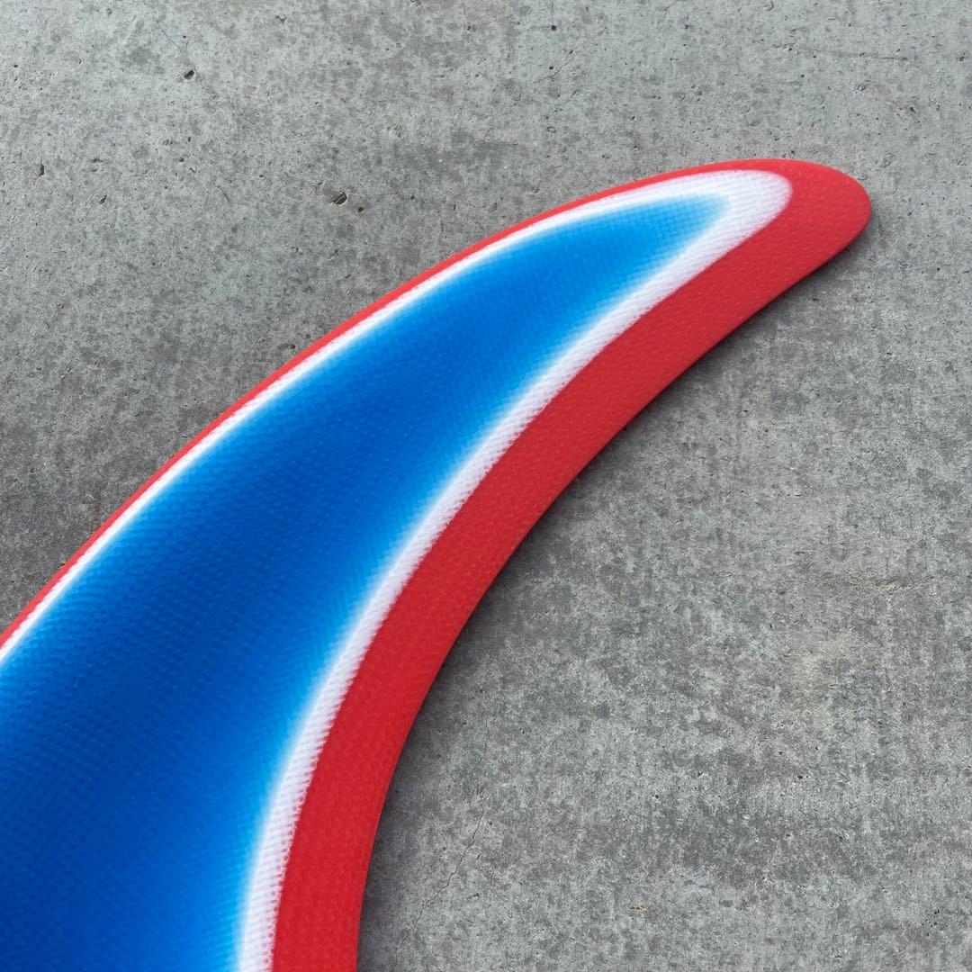 新品　シングルフィン　ロングボード　9インチ　キャプテンフィン系　ブルー