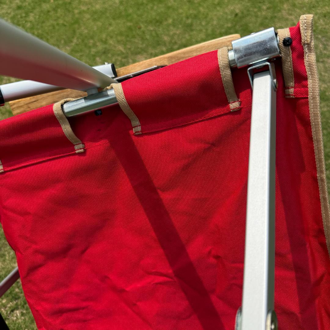 希少【Coleman／コールマン】Lay Chair レイチェア　レッド