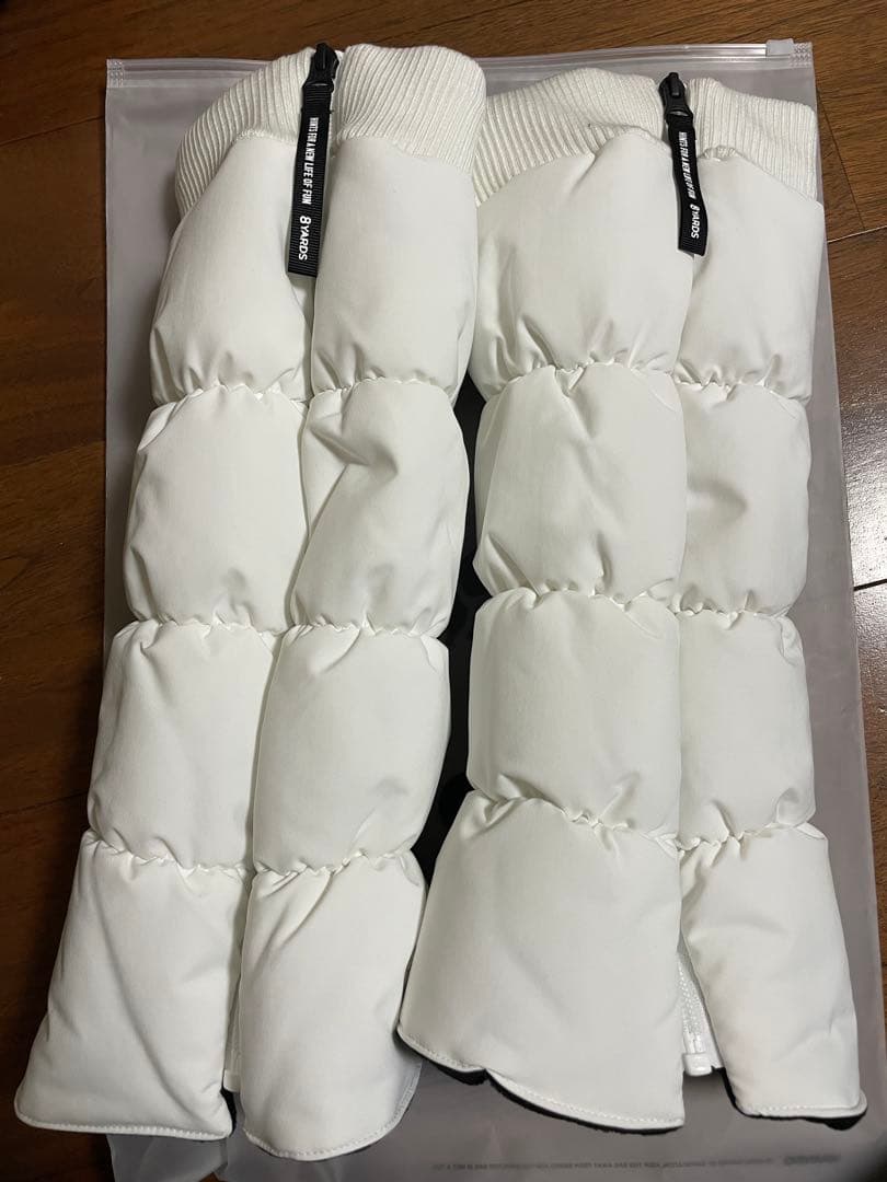 8YARDS レッグウォーマー 白 ハチヤーズ