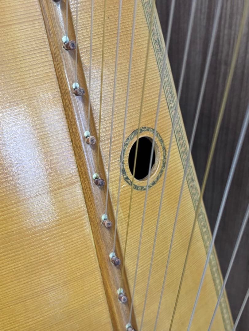 木製ハープ パラグアイ アルパ FABRICA DE ARPA Y B94