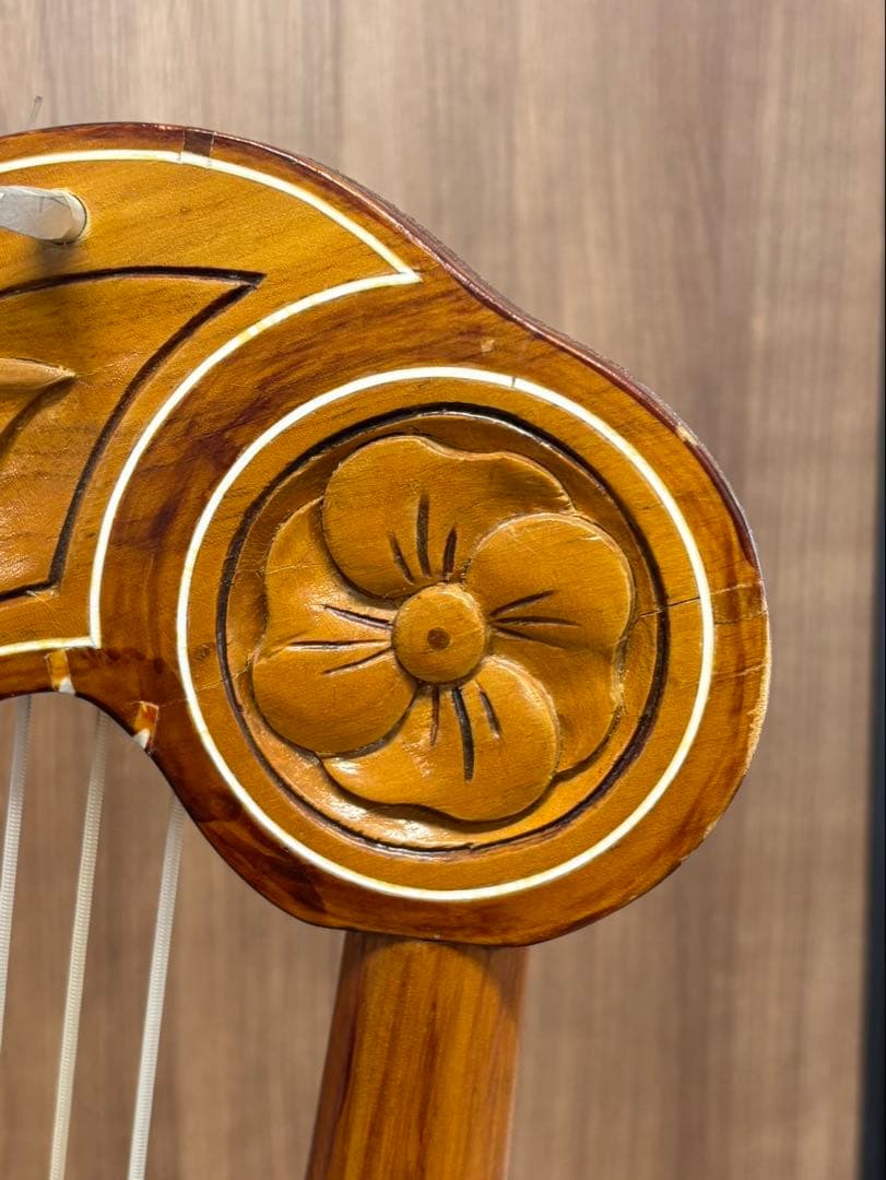 木製ハープ パラグアイ アルパ FABRICA DE ARPA Y B94