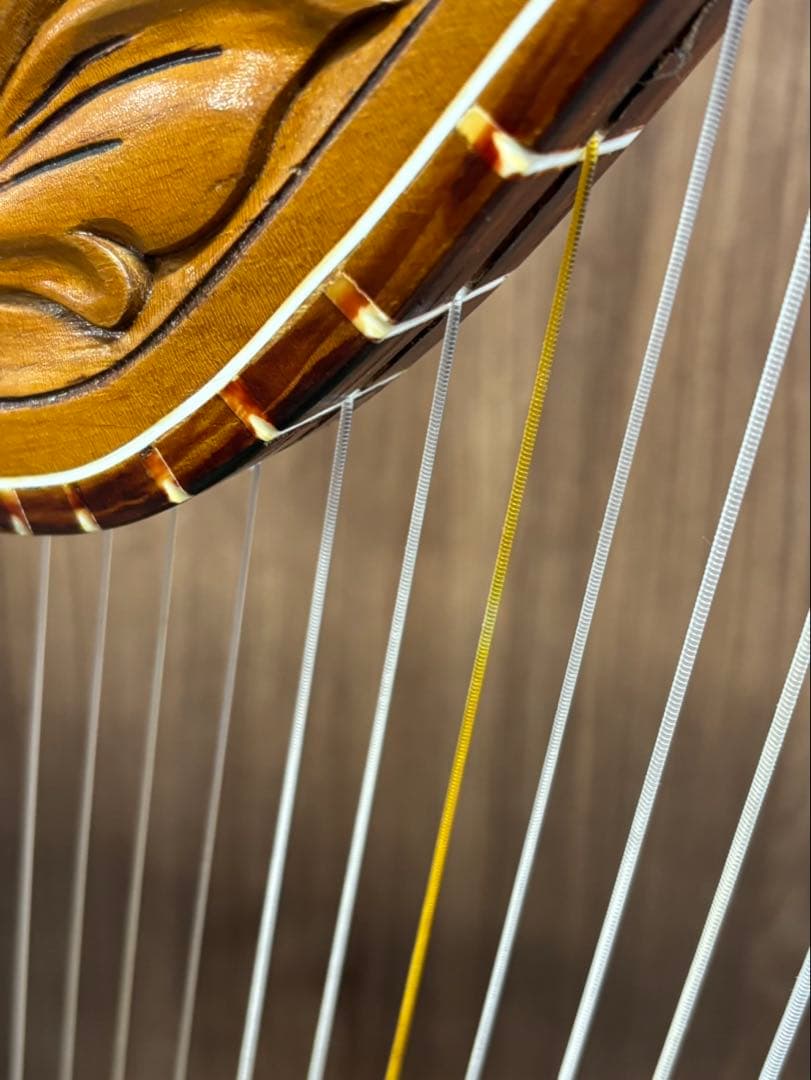 木製ハープ パラグアイ アルパ FABRICA DE ARPA Y B94