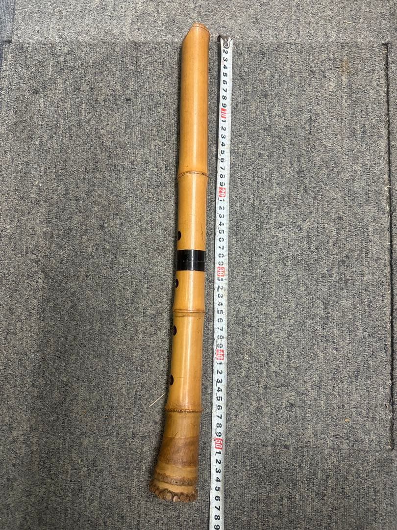 【根竹・銘あり・良音材】尺八 1尺8寸相当 / 古管・和楽器shakuhachi