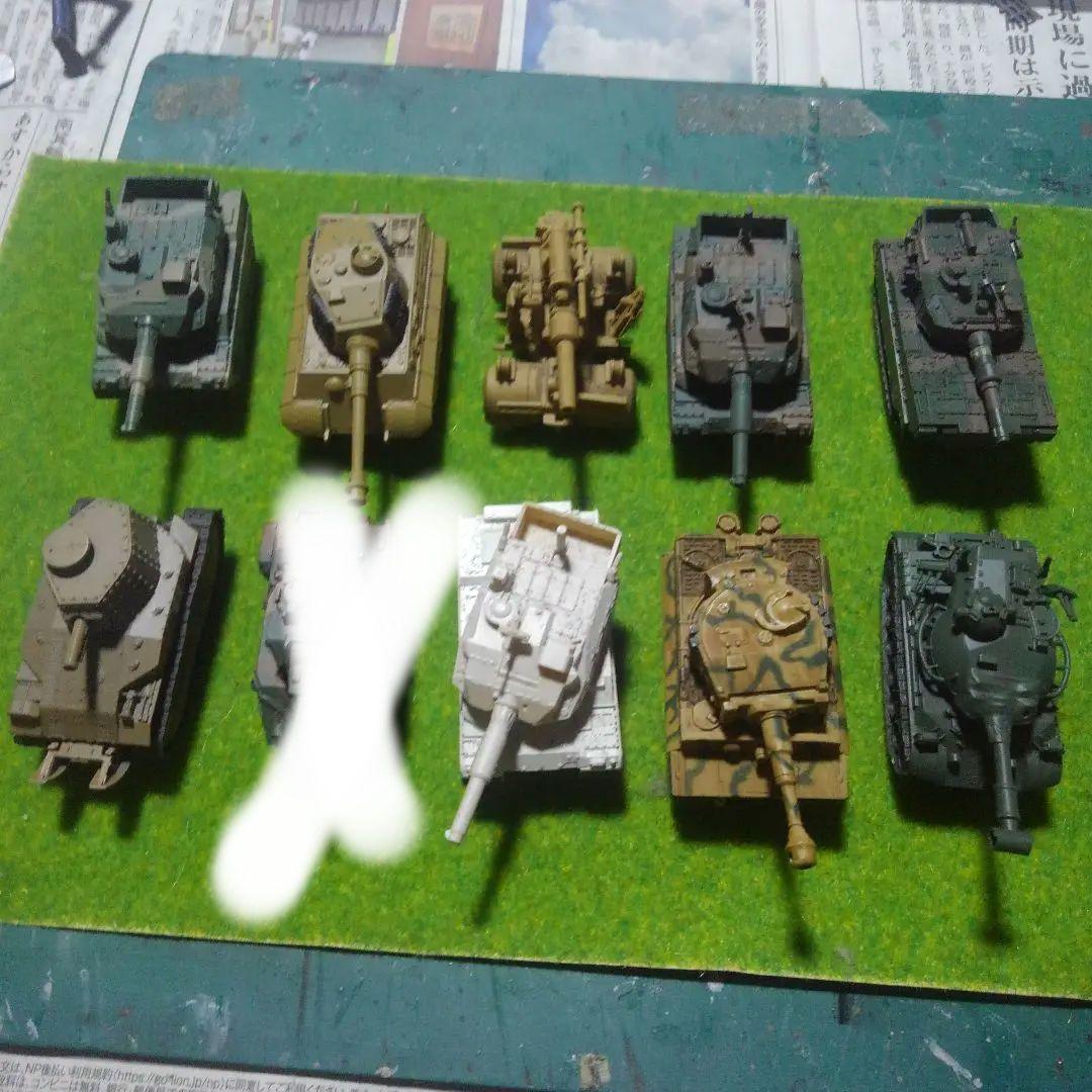 ワールドタンク、デフォルメ ✨ガルパン✨戦車✨９台✨美品物✨中古❗