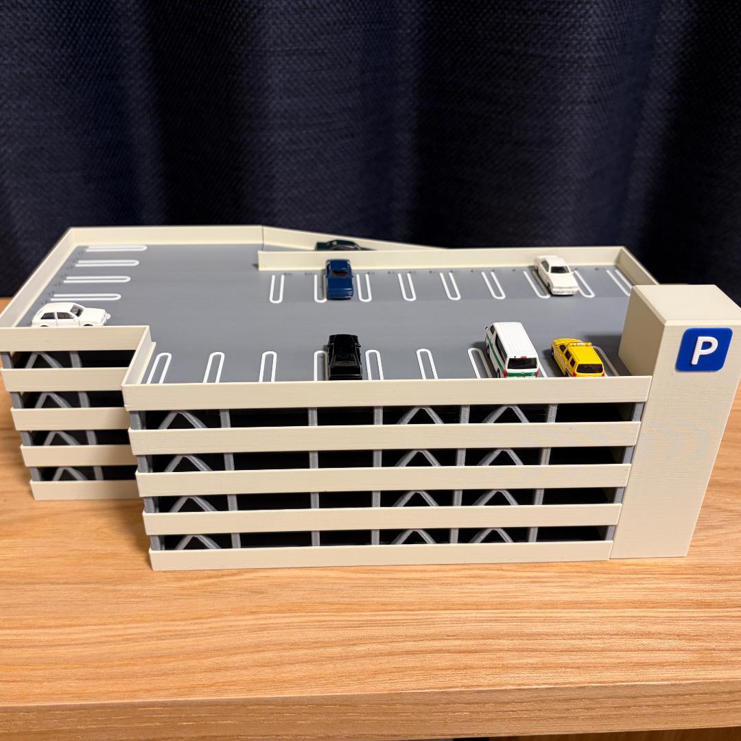 Nゲージ 立体駐車場B（組立キット）模型 ストラクチャー