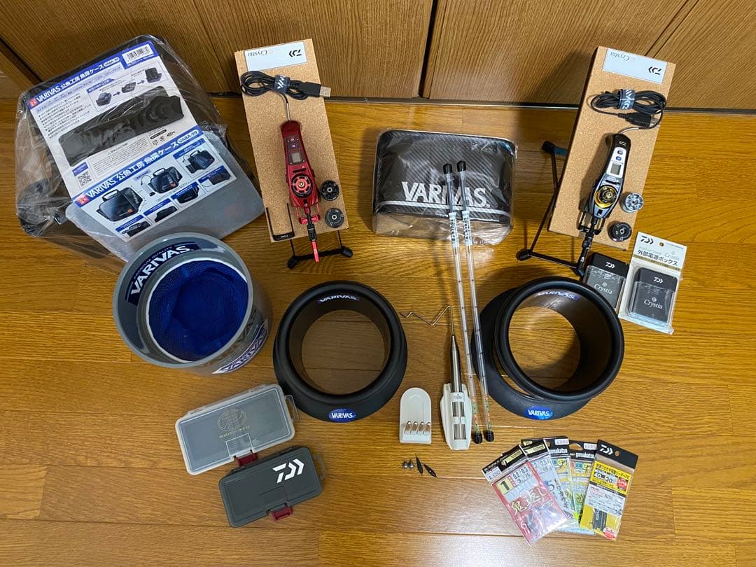 ダイワクリスティアAir バリバス魚探ケース ライブウェル クリークエルザ8