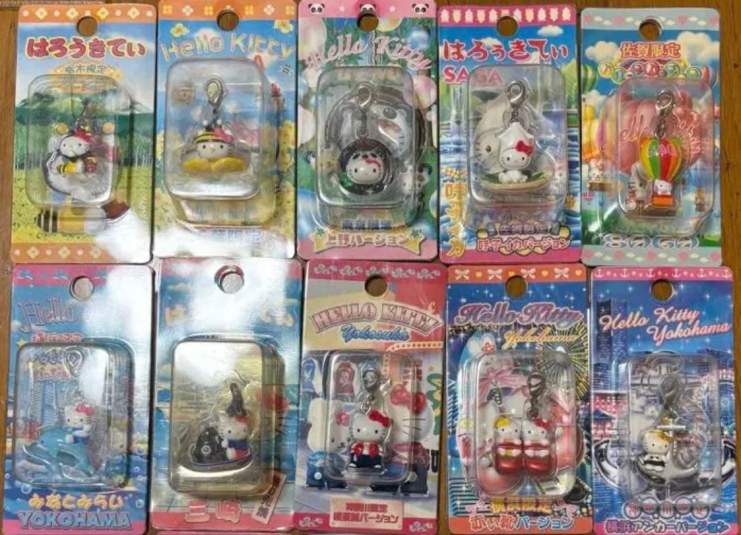 ご当地キティ　ファスナーマスコット　みつばち　パンダ　バルーン　横須賀