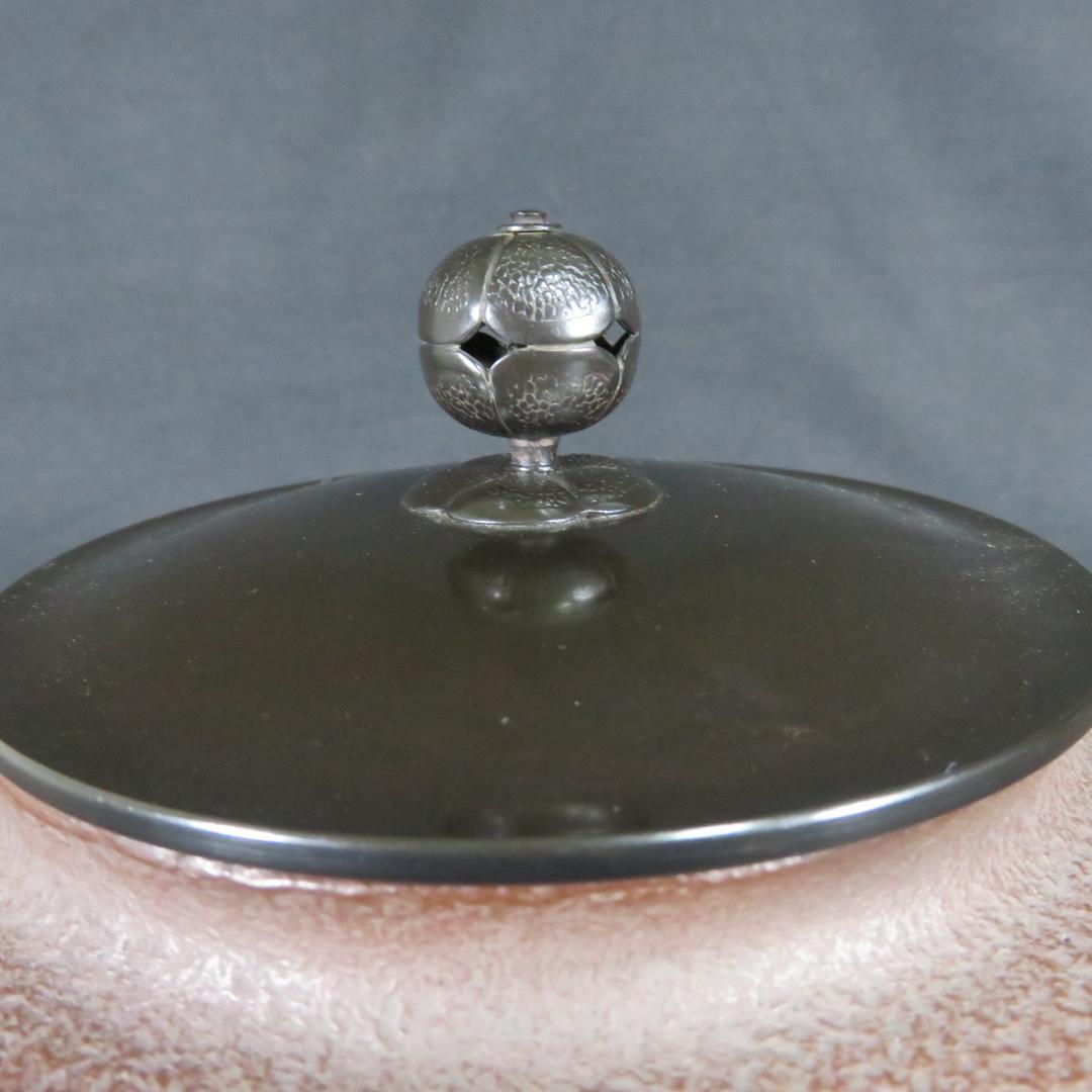 茶釜 茶道具 万代屋釜 釜師 庄造 美品 蓋 良い音 木箱 在銘