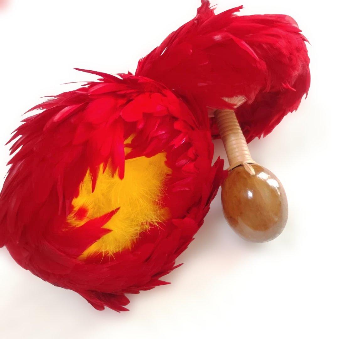 フラダンス ウリウリマラカス美品小物小道具民族楽器ハワイアンフラガールタヒチアン