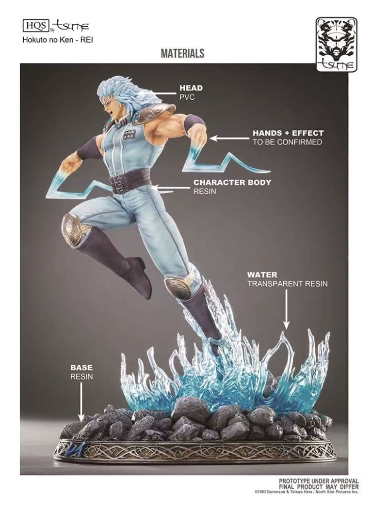 北斗の拳 Tsume レイ スタチュー フィギュア