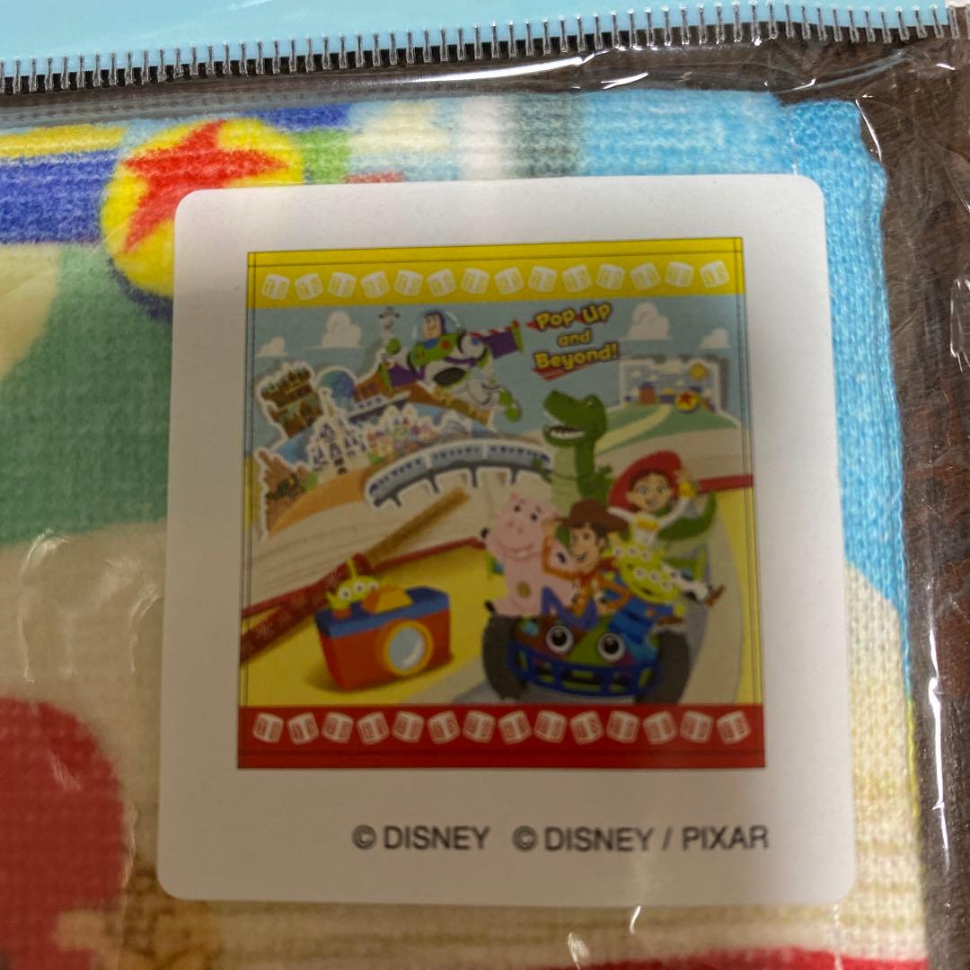 トイストーリー　タオル　ジップケース　ポストカード