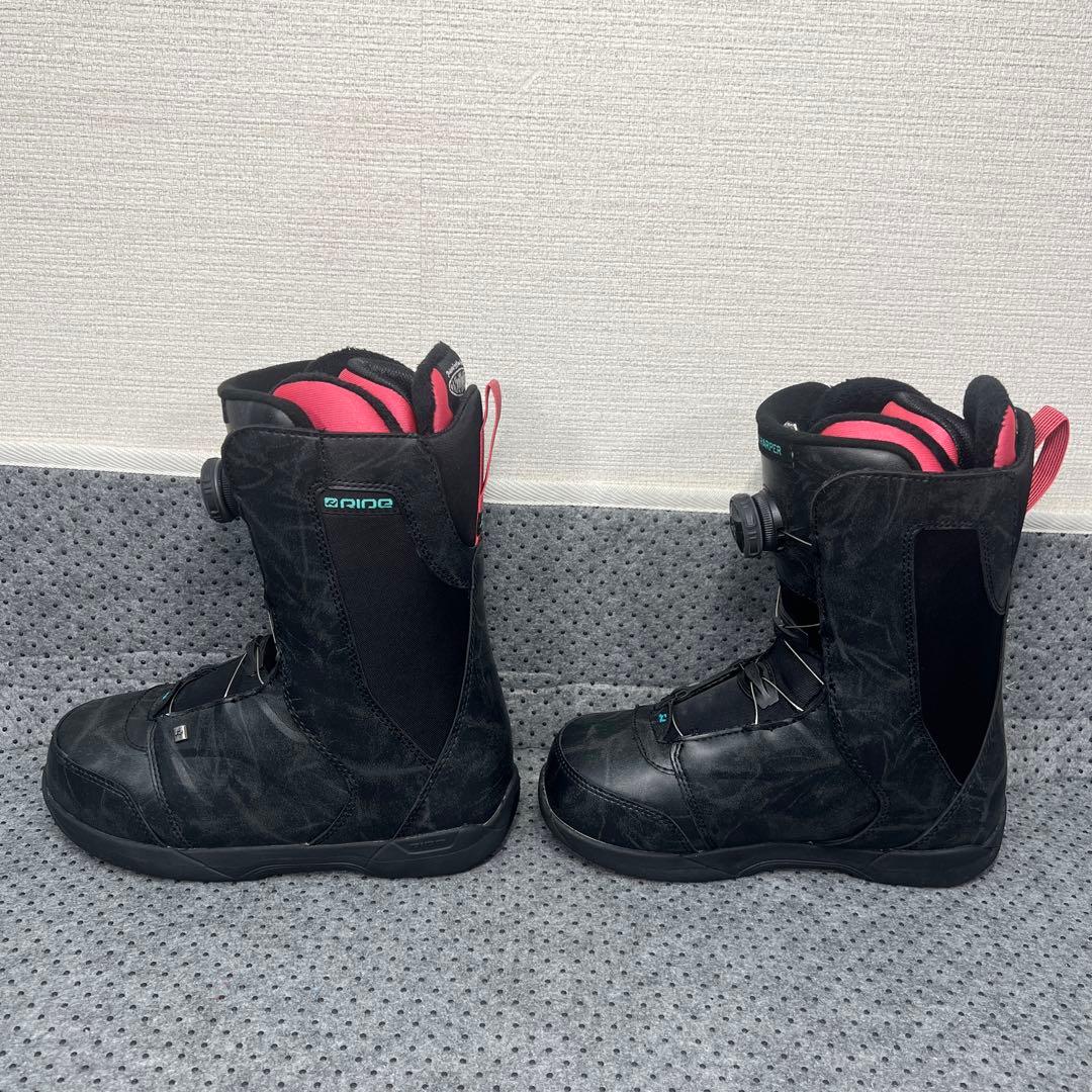 数回使用 23.5cm RIDE×HARPER BOA スノーボードブーツ