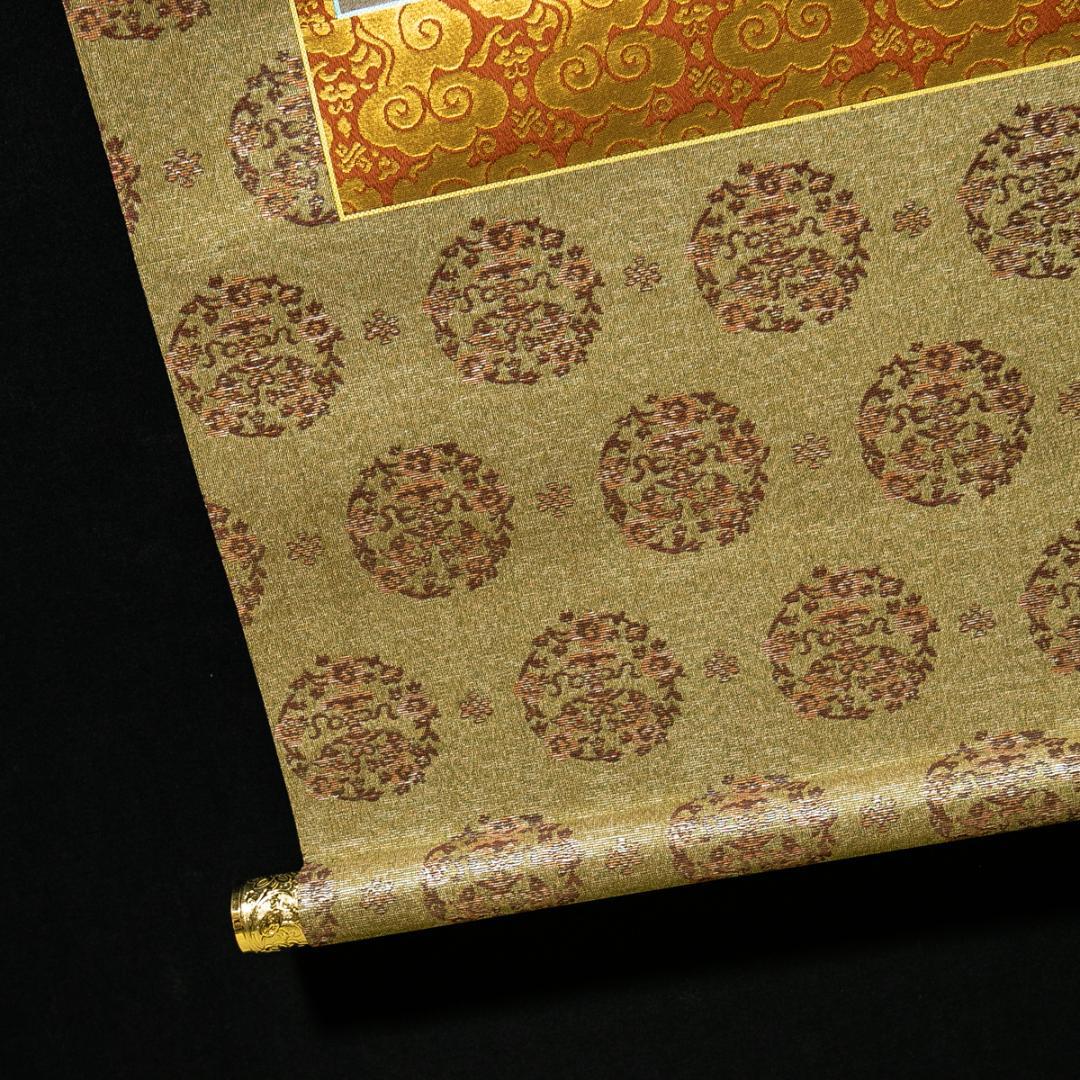 掛軸-1613　蓮如上人　「南無阿弥陀仏」　名号幅　印刷工芸作品