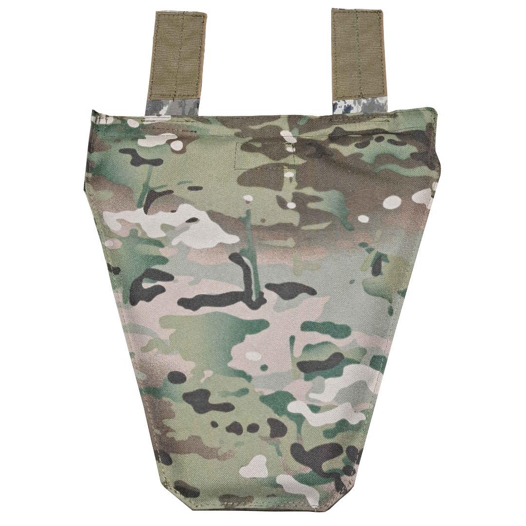 A プレキャリ用 実プレート入りグローインアーマー マルチカム迷彩 NIJ 3A