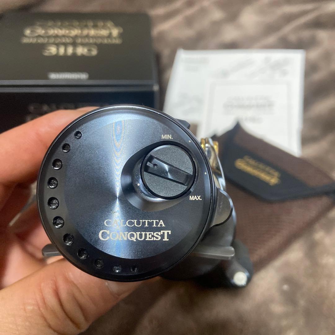 【美品】シマノ 24カルカッタコンクエストシャローエディション31HG(左巻き)