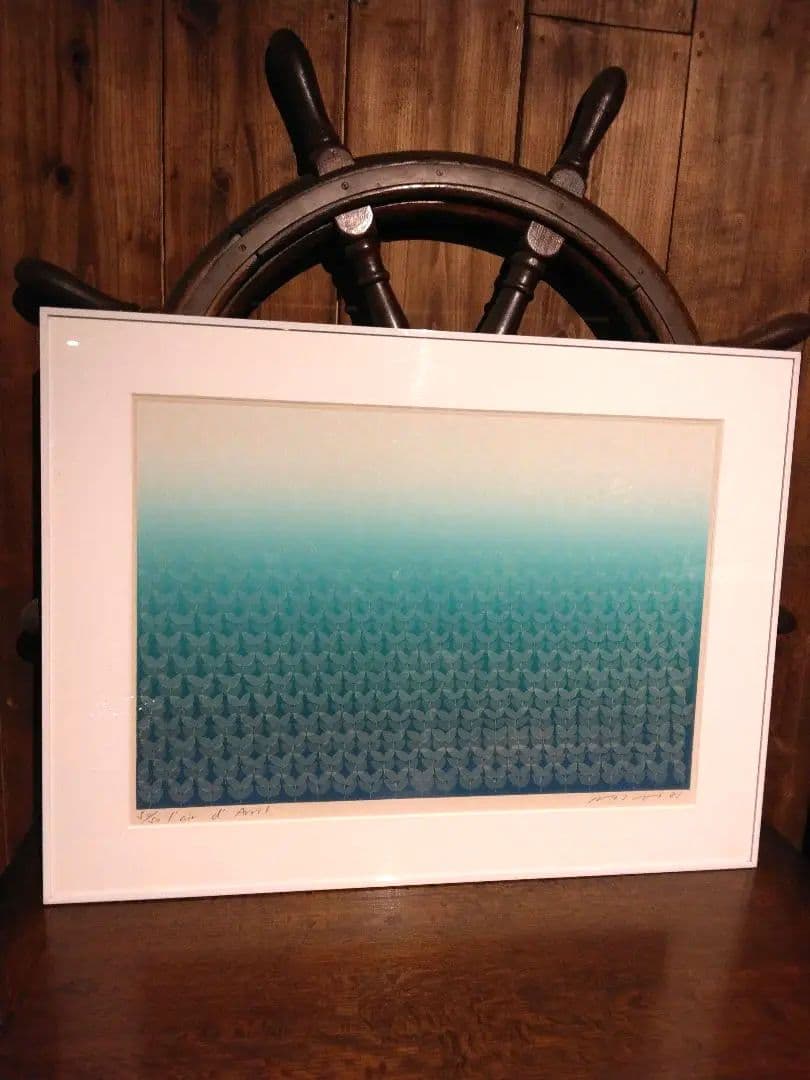 シルクスクリーン　 笠井正博　リミテッド　限定　１９８５年　モダン　アート