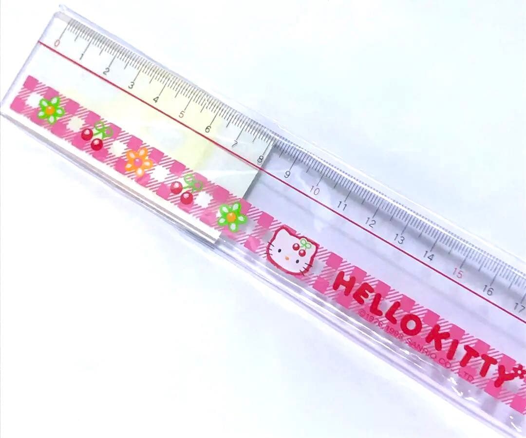 サンリオ　ハローキティ♡1998年製 キティちゃん　30cmルーラー　定規