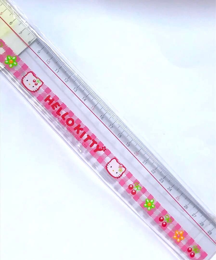 サンリオ　ハローキティ♡1998年製 キティちゃん　30cmルーラー　定規