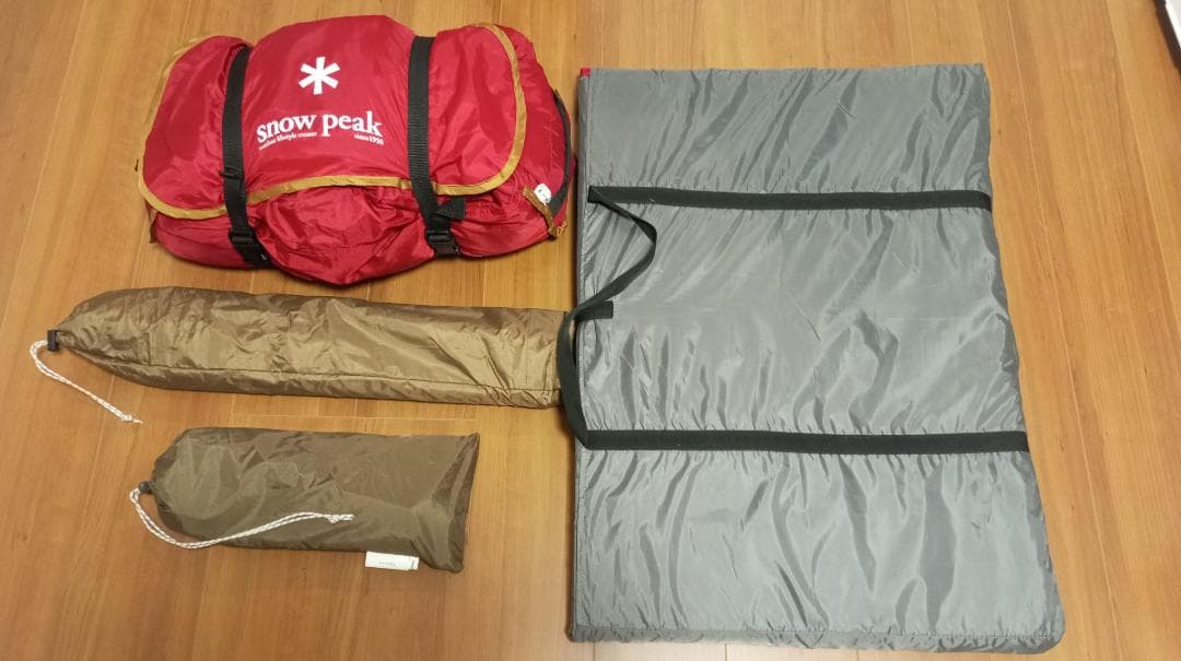  peak アメニティドームSセット　前室用ポール付