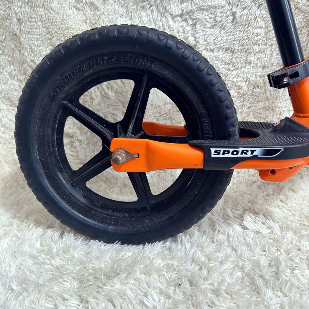 STRIDER SPORTS 12inch ストライダー オレンジスタンド付き