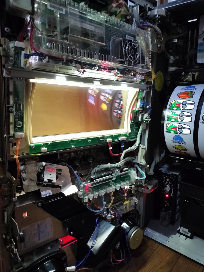 【パチスロ実機】山佐★ジャイアントパルサー【不要機付】４号機・人気台